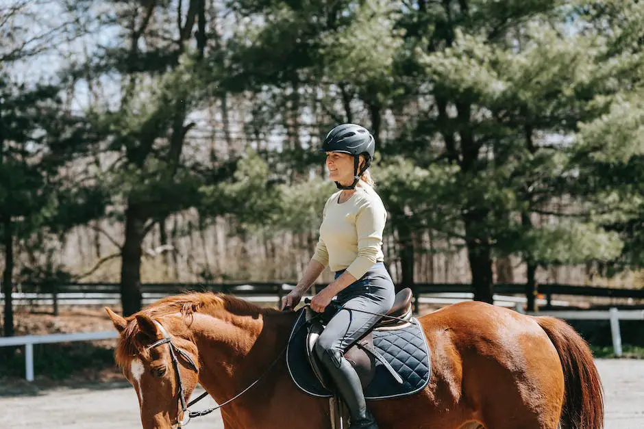 Saddlebred horse with a rider in the Saddleseat riding position