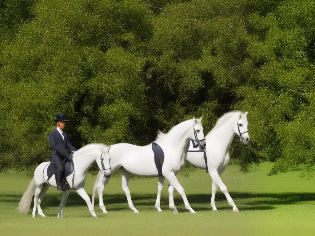 A beautiful Saddlebred horse with a majestic posture looking towards the camera.