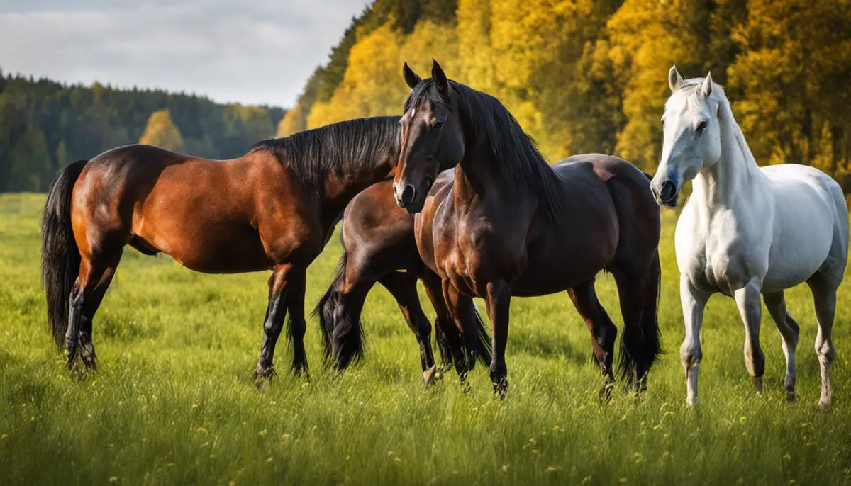 Image depicting Coldblood horses in Germany