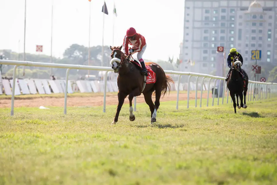 A group of German jockeys riding racehorses, showcasing the excitement and competitiveness of German horse racing.