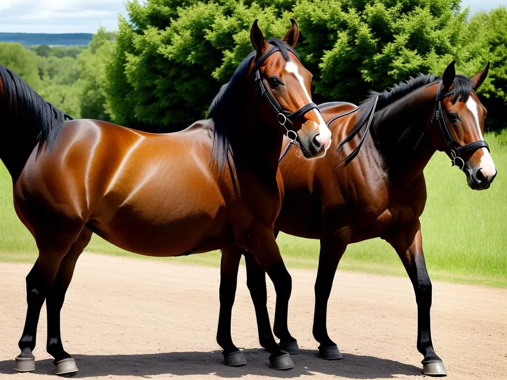 Image of a horse being bred in France