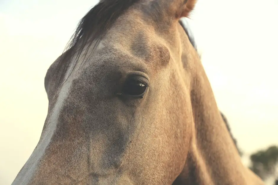 A close-up photo of a Kentucky Saddler's beautiful and gentle face.