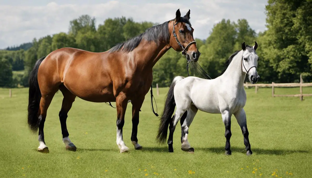 Image depicting the German government's role in horse breeding, including regulations, support, and impact on the international reputation of German-bred horses.