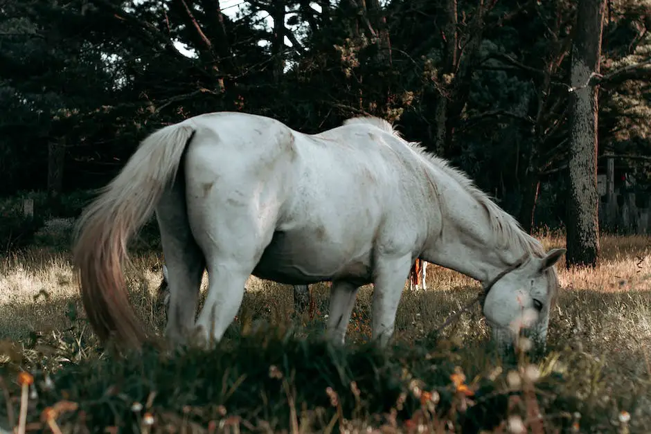 A majestic Southern German Coldblood horse standing tall in a field