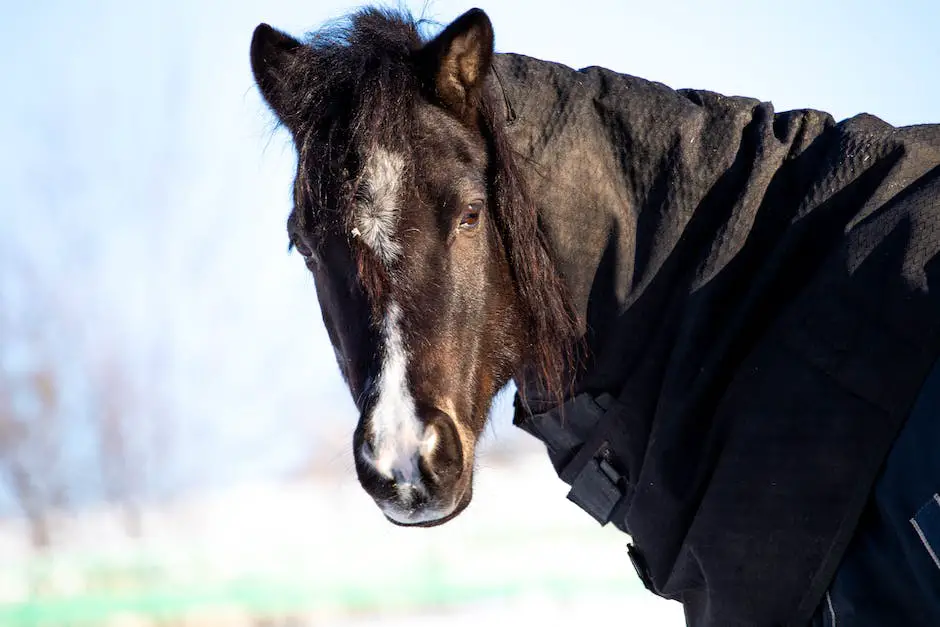 Southern German Coldblood horse standing in a field, showcasing its strength and beauty